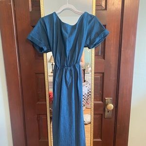 Free People Tie Back Maxi Dress